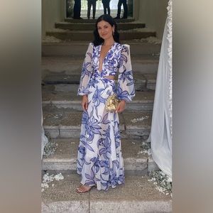 PatBo stargazer plunge maxi dress